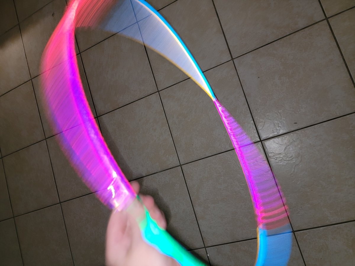 Unicorn Coinflip Specialty Reflective Taped 4 Piece Sectional Hoop