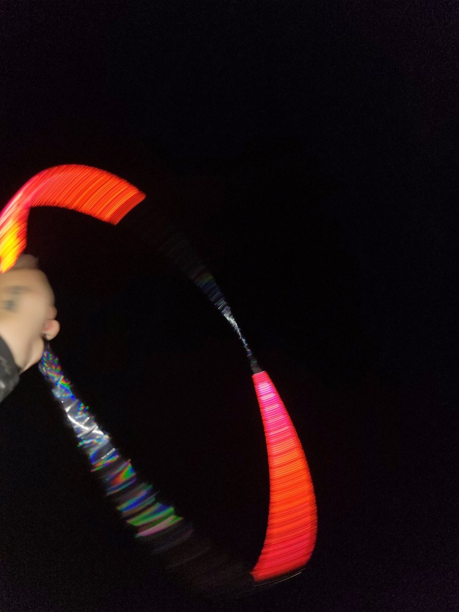 Celestial Ember Coinflip Specialty Reflective Taped 4 Piece Sectional Hoop