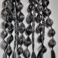 Smokey Quartz Festival Braid Tie In's