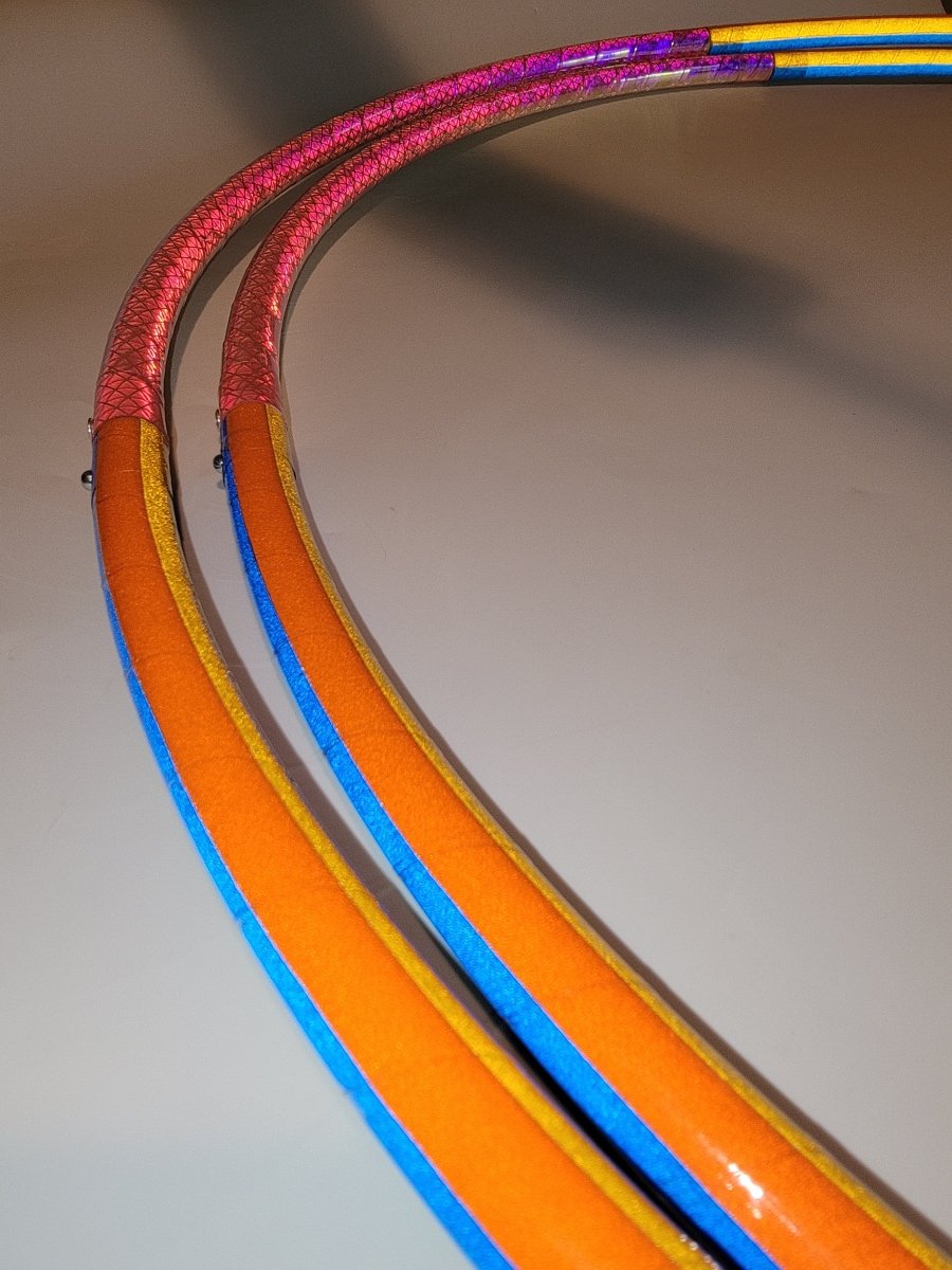 Unicorn Coinflip Specialty Reflective Taped 4 Piece Sectional Hoop