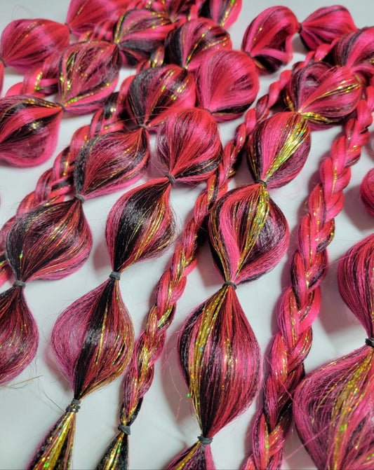 Rave Rebel Festival Braid Tie In's