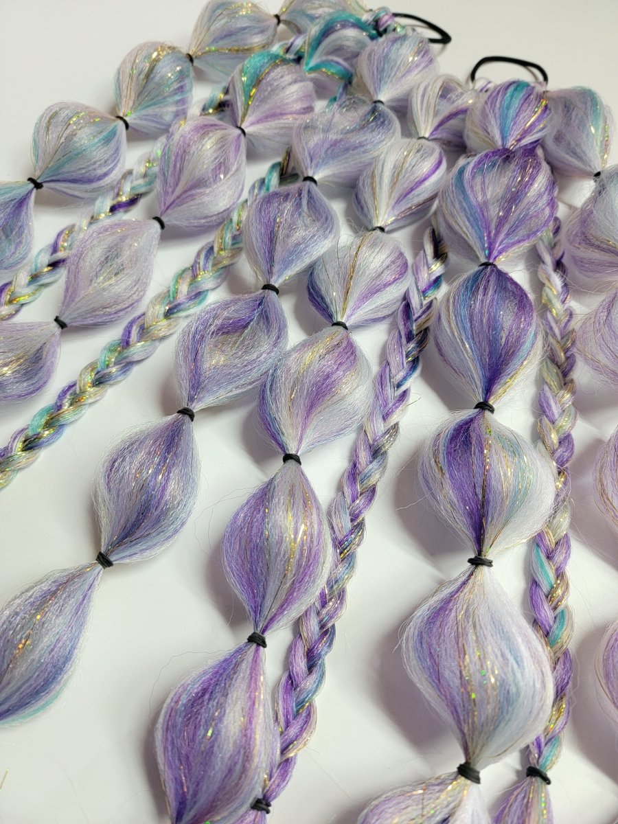 Unicorn Dreams Festival Braid Tie In's