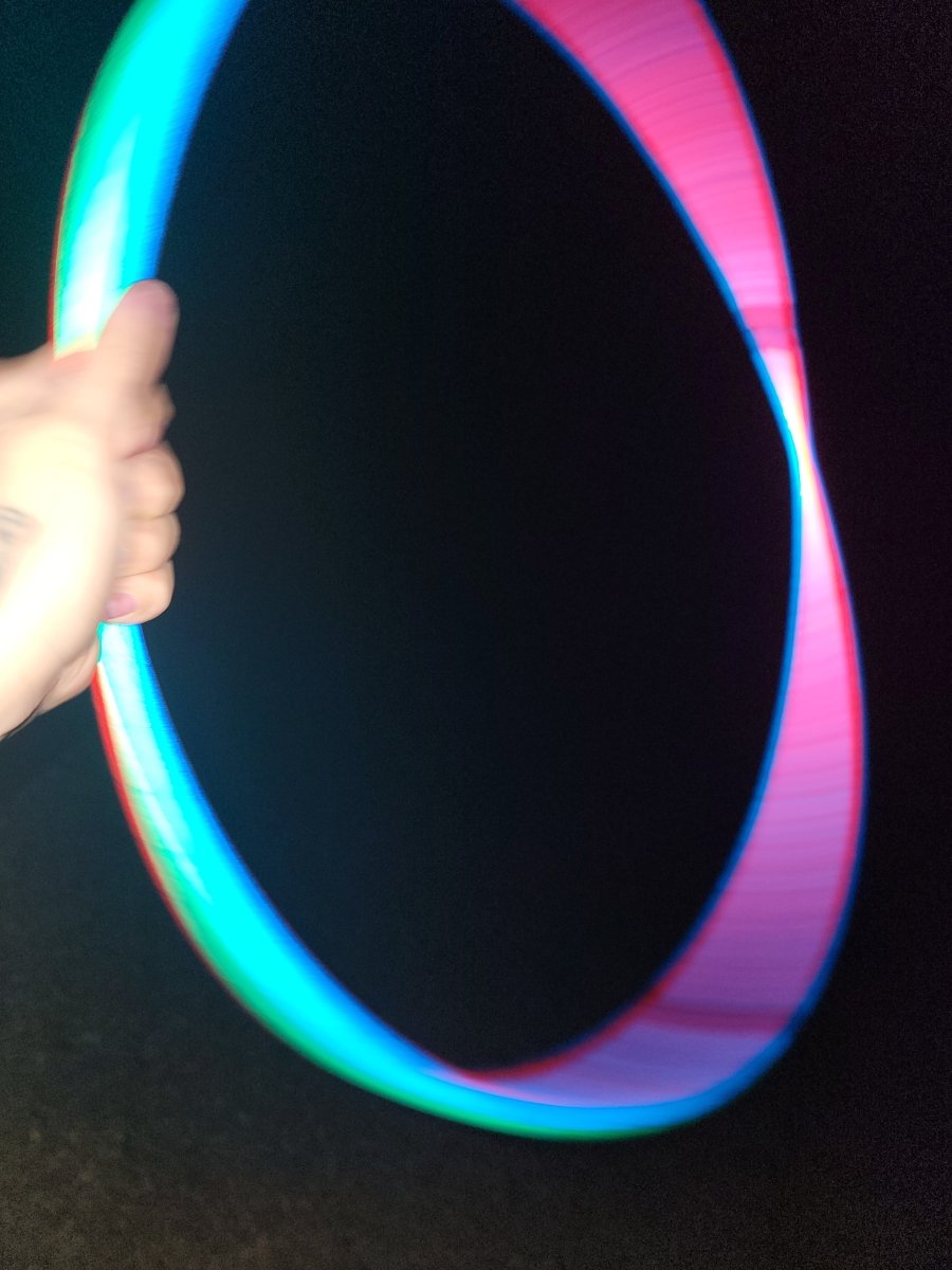 Fruit Juice Coinflip Reflective Taped Hoop