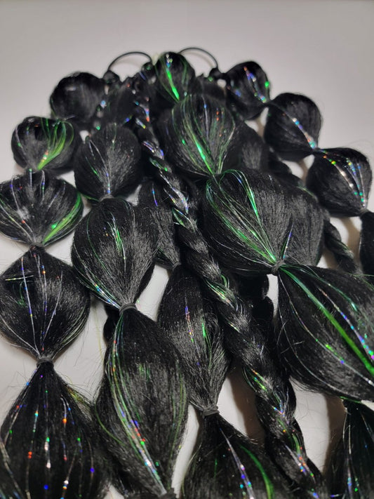 Alien Festival Braid Tie In's