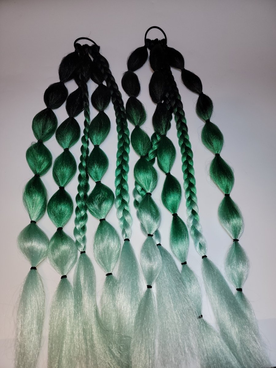 Moss Queen Festival Braid Tie In's