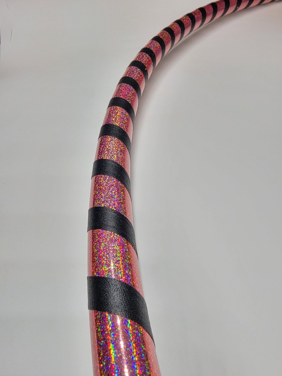 Rose Glitter Beginner Taped Hoop