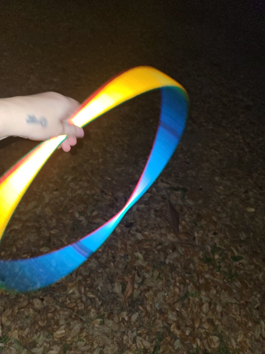 Fruit Juice Coinflip Reflective Taped Hoop