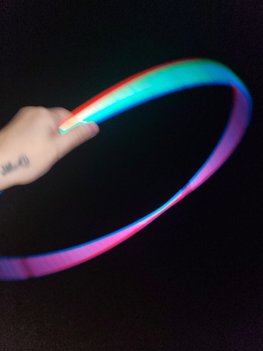 Fruit Juice Coinflip Reflective Taped Hoop