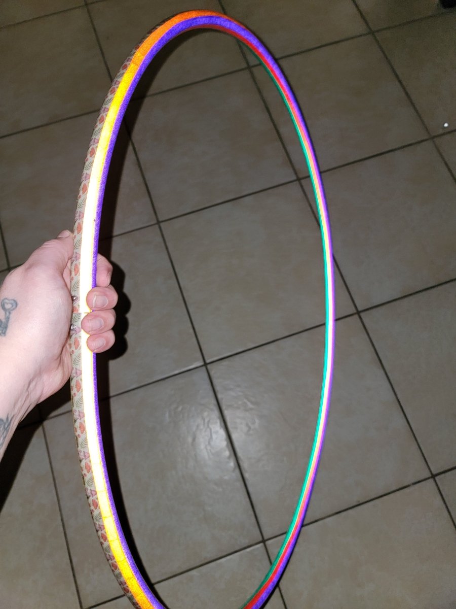Mushi Queen Coinflip Specialty Reflective Taped Hoop