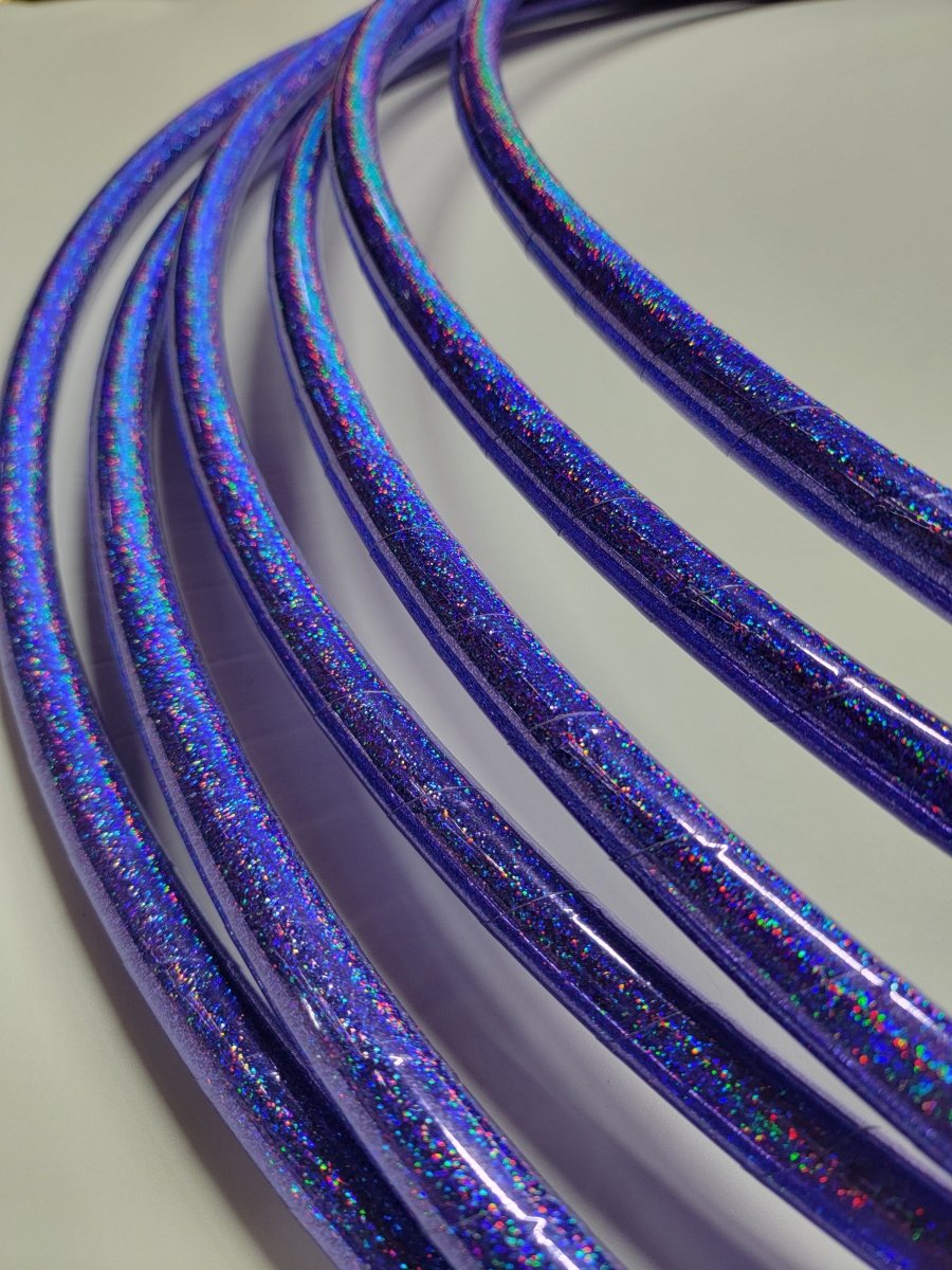 Purple Galaxy Glitter Taped Hula Hoop