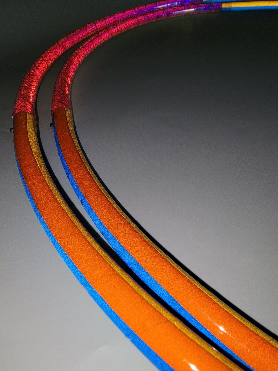 Unicorn Coinflip Specialty Reflective Taped 4 Piece Sectional Hoop