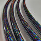 Black Glitter Taped Hula Hoop