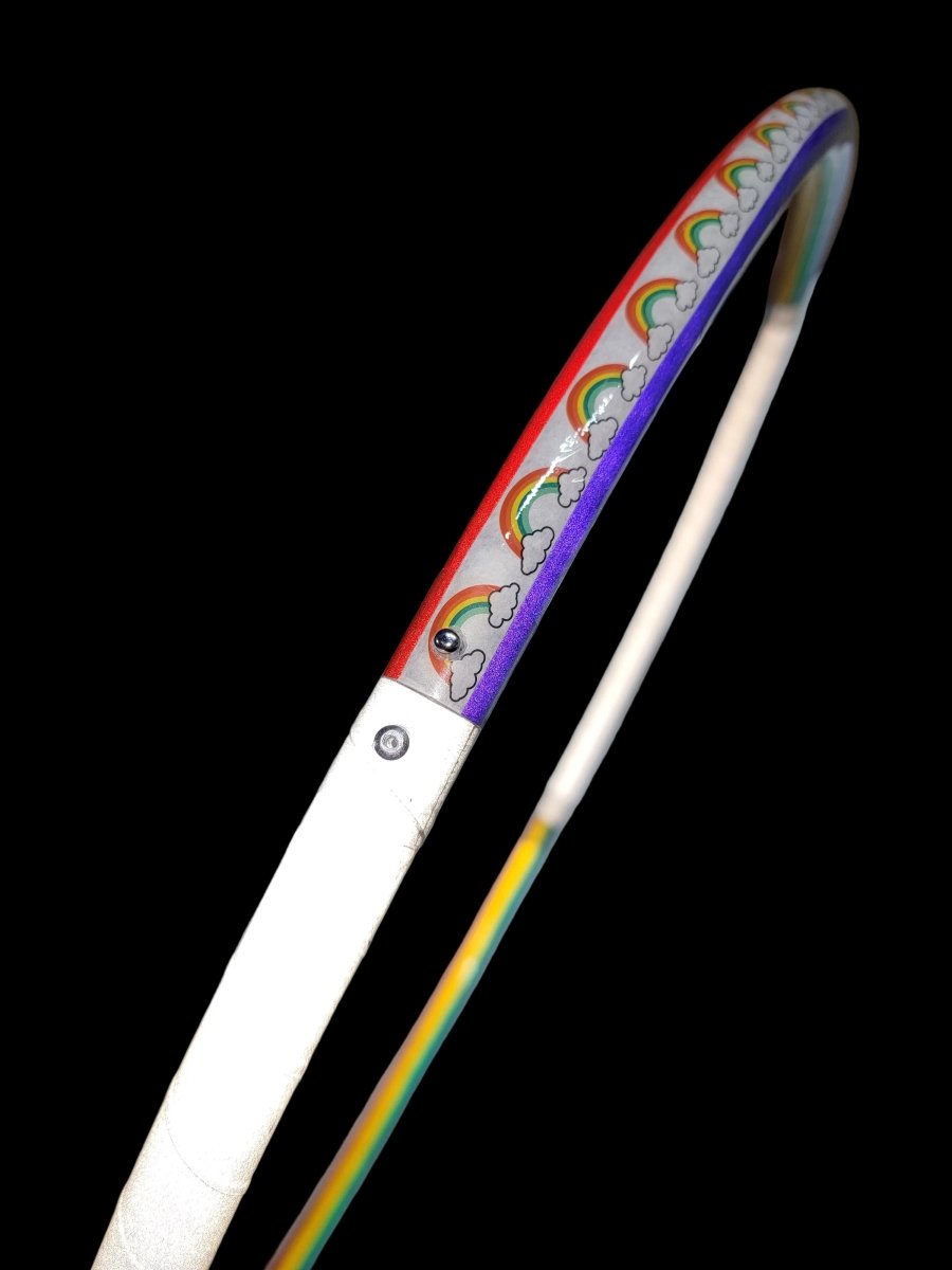 Rainbow Reflections Reflective Coinflip Specialty Reflective Taped 4 Piece Sectional Hoop