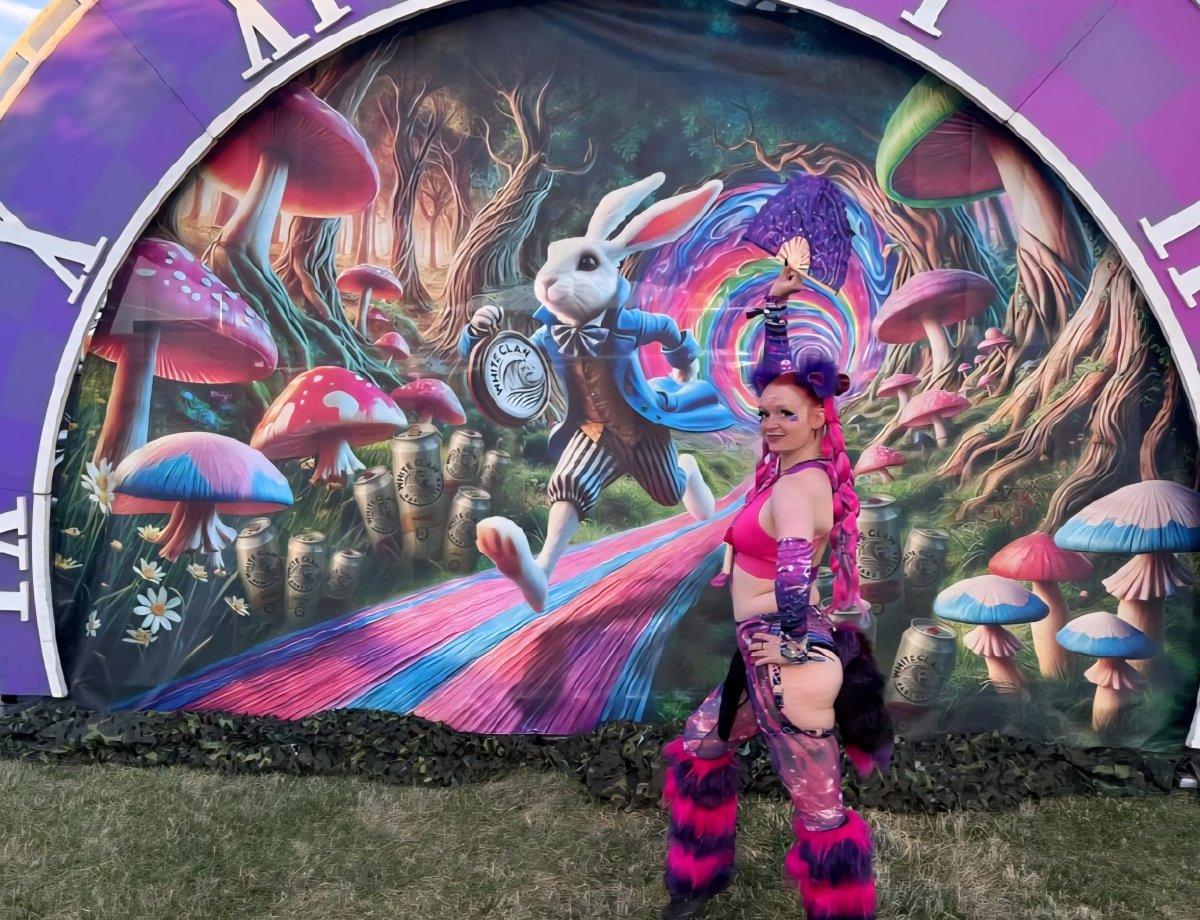 Cotton Candy Skies Festival Braid Tie In's