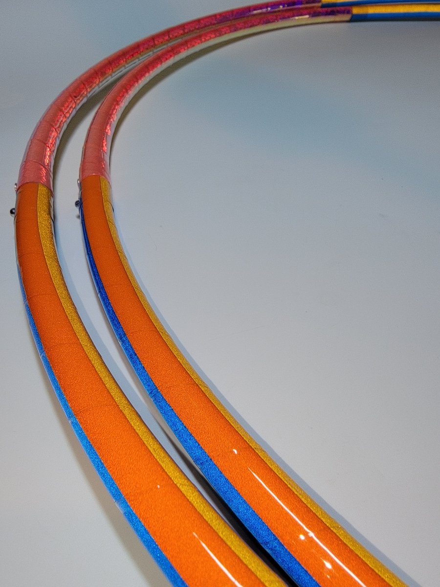 Unicorn Coinflip Specialty Reflective Taped 4 Piece Sectional Hoop