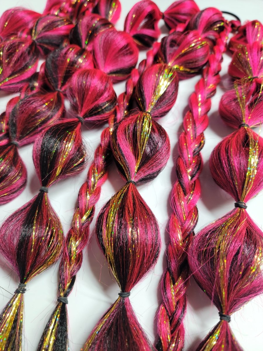 Rave Rebel Festival Braid Tie In's