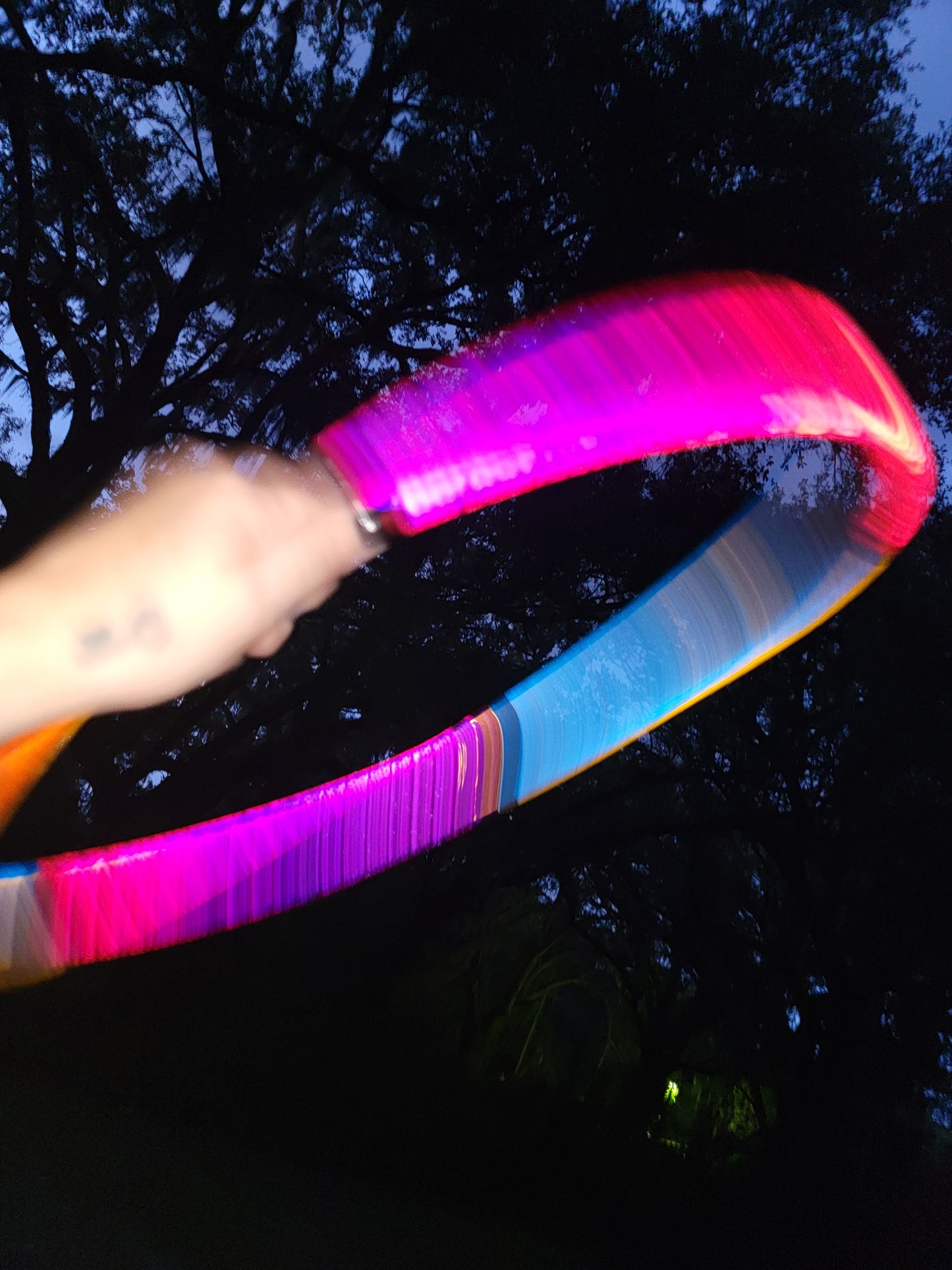 Candy Flip Coinflip Specialty Reflective Taped 4 Piece Sectional Hoop
