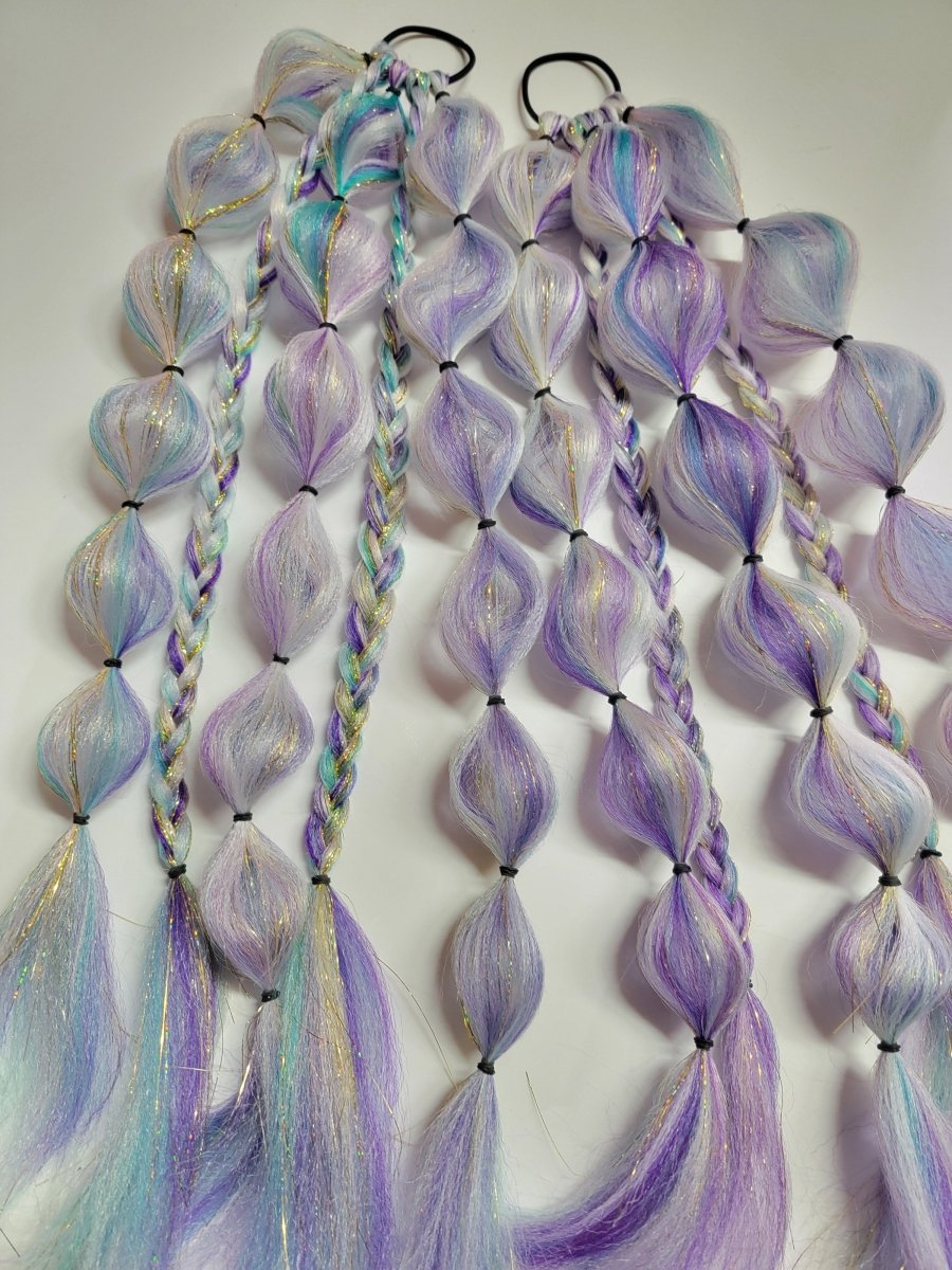 Unicorn Dreams Festival Braid Tie In's