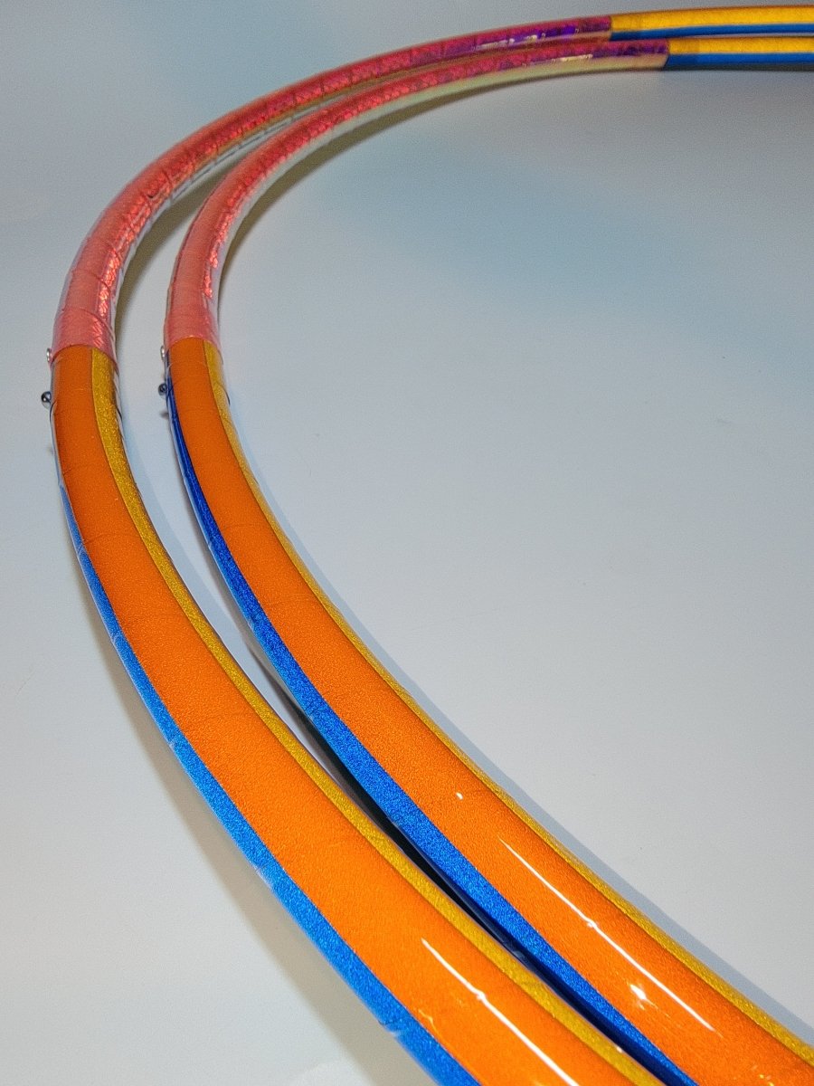 Unicorn Coinflip Specialty Reflective Taped 4 Piece Sectional Hoop