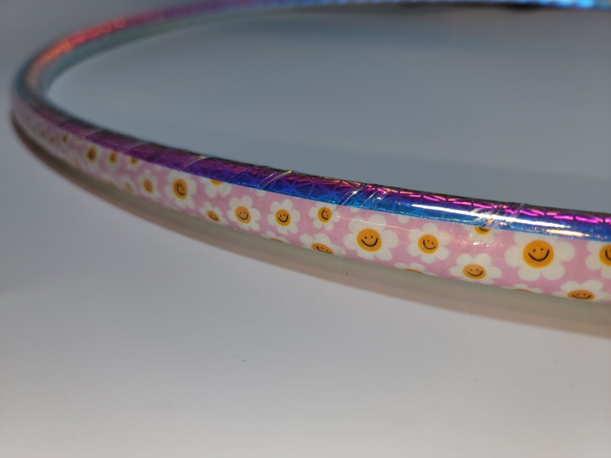 Cyber Daisy Specialty Reflective Taped Hoop