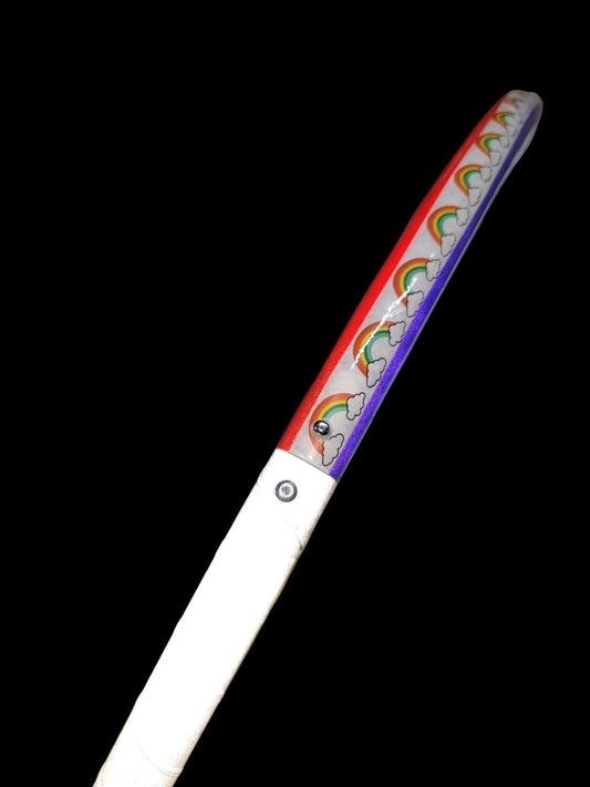 Rainbow Reflections Reflective Coinflip Specialty Reflective Taped 4 Piece Sectional Hoop