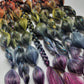 Rainbow Nebula Festival Braid Tie In's