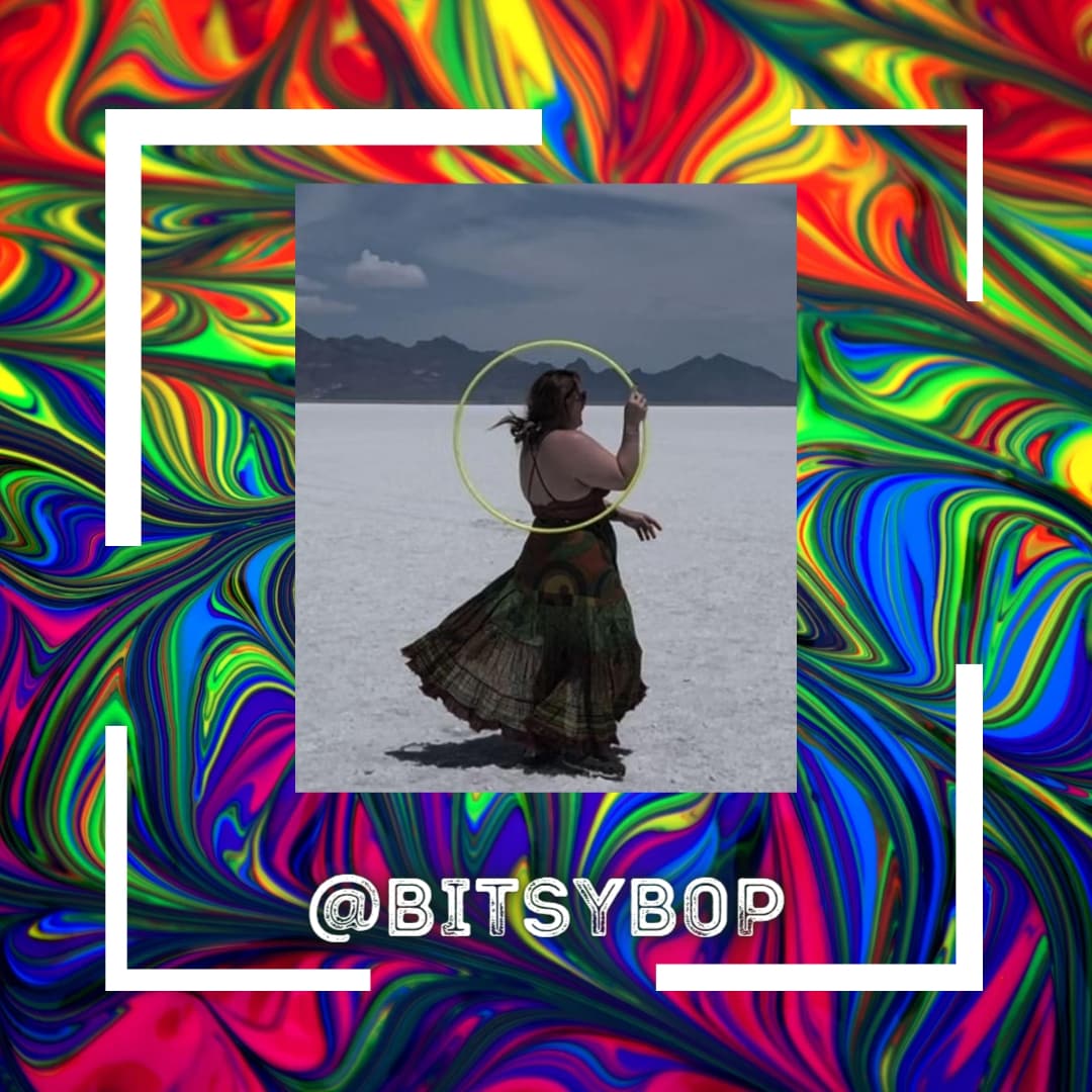 Sour Neon Sunshine- UV Yellow Polypro Bare Hoop 5/8