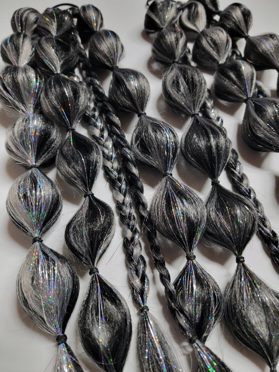 Smokey Quartz Festival Braid Tie In's