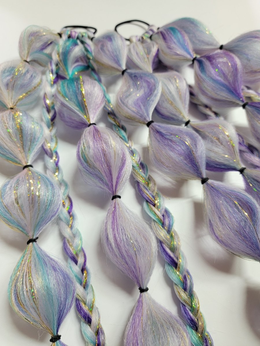 Unicorn Dreams Festival Braid Tie In's