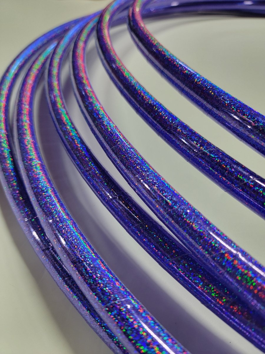 Purple Galaxy Glitter Taped Hula Hoop