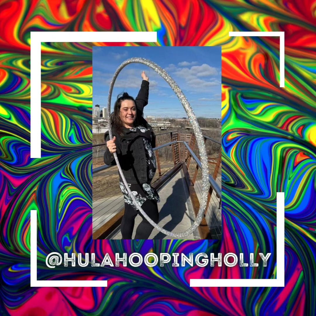 Diamonds in the sky Diamond Taped Hoop