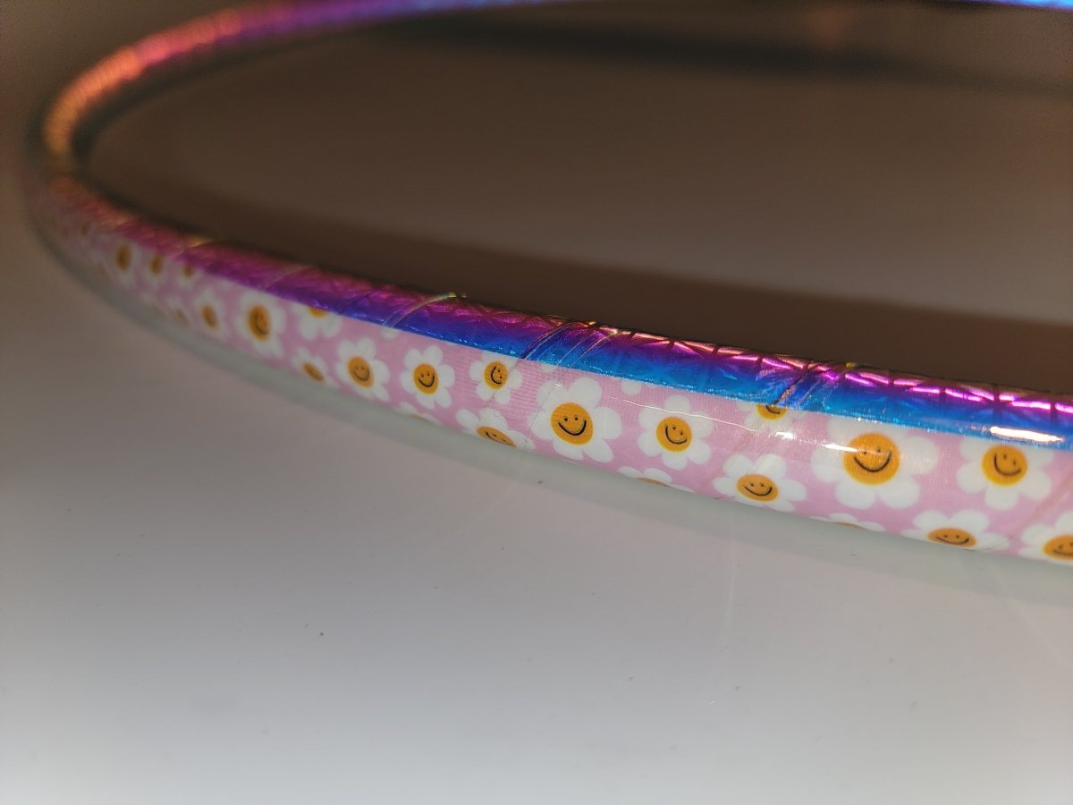Cyber Daisy Specialty Reflective Taped Hoop
