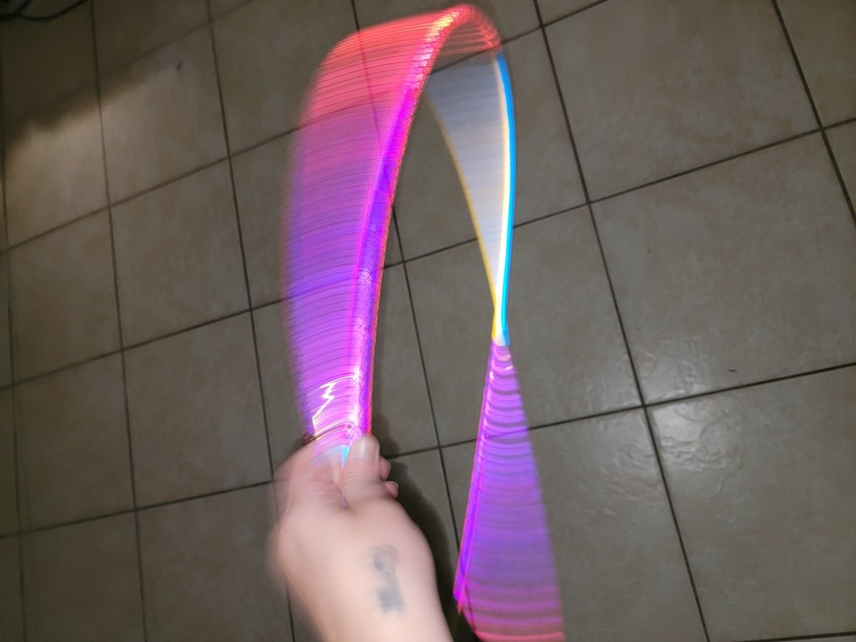 Unicorn Coinflip Specialty Reflective Taped 4 Piece Sectional Hoop