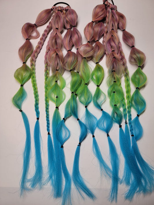 Jelly Fish Fields Festival Braid Tie In's