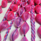 Cotton Candy Skies Festival Braid Tie In's