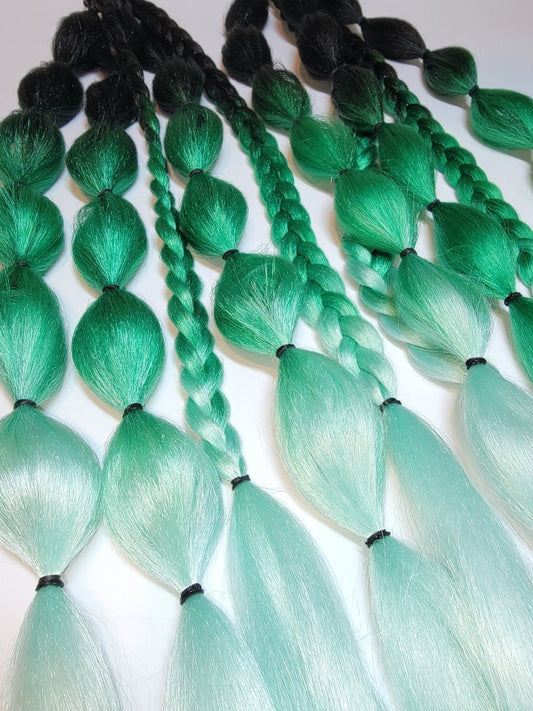 Moss Queen Festival Braid Tie In's