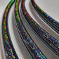 Black Glitter Taped Hula Hoop