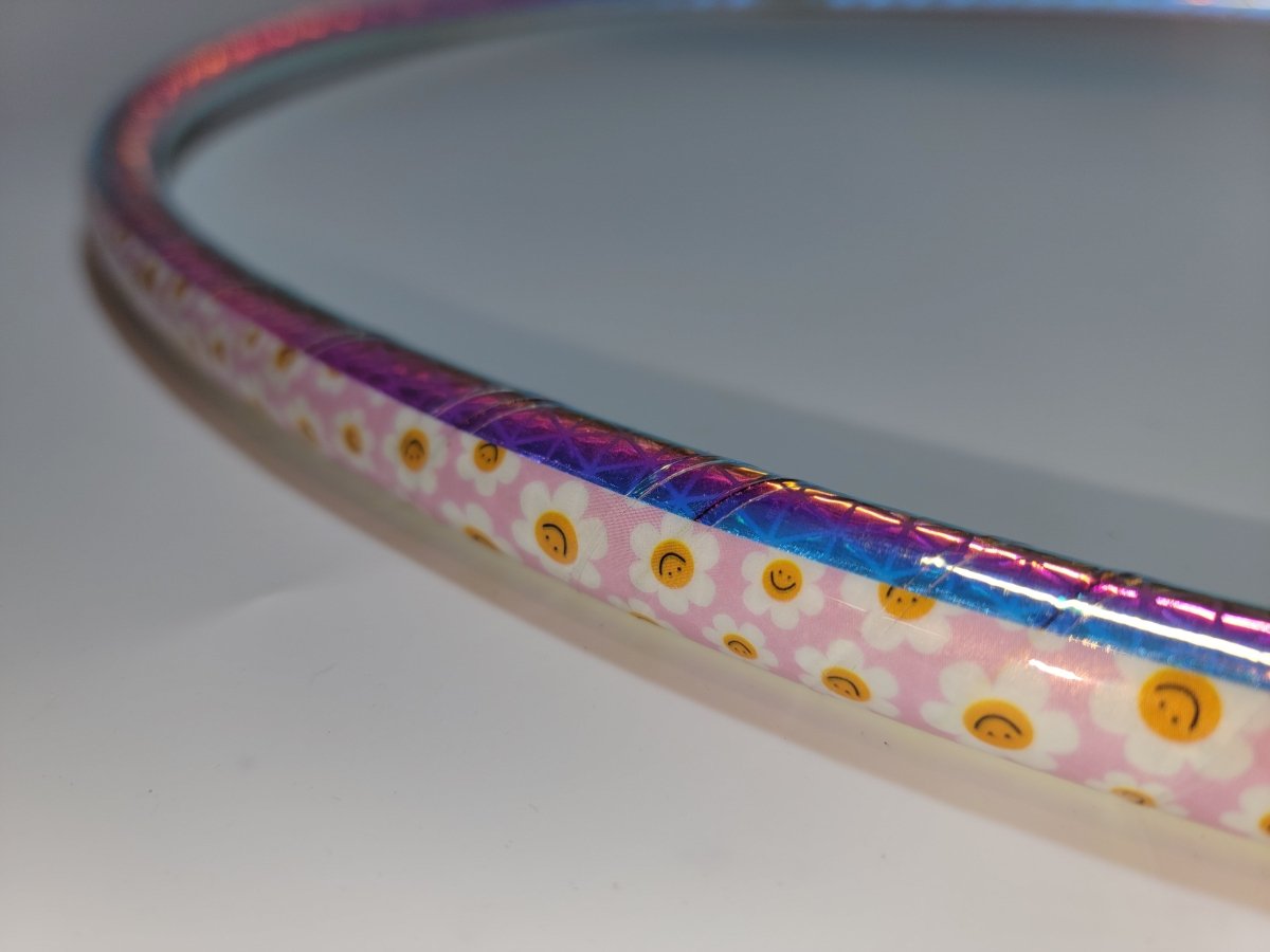 Cyber Daisy Specialty Reflective Taped Hoop