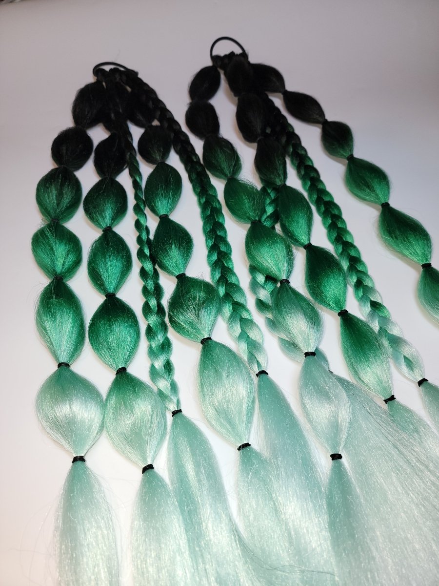 Moss Queen Festival Braid Tie In's