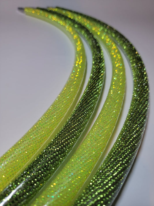 Emerald Shamrock Diamond Taped 4 Piece Sectional Hoop