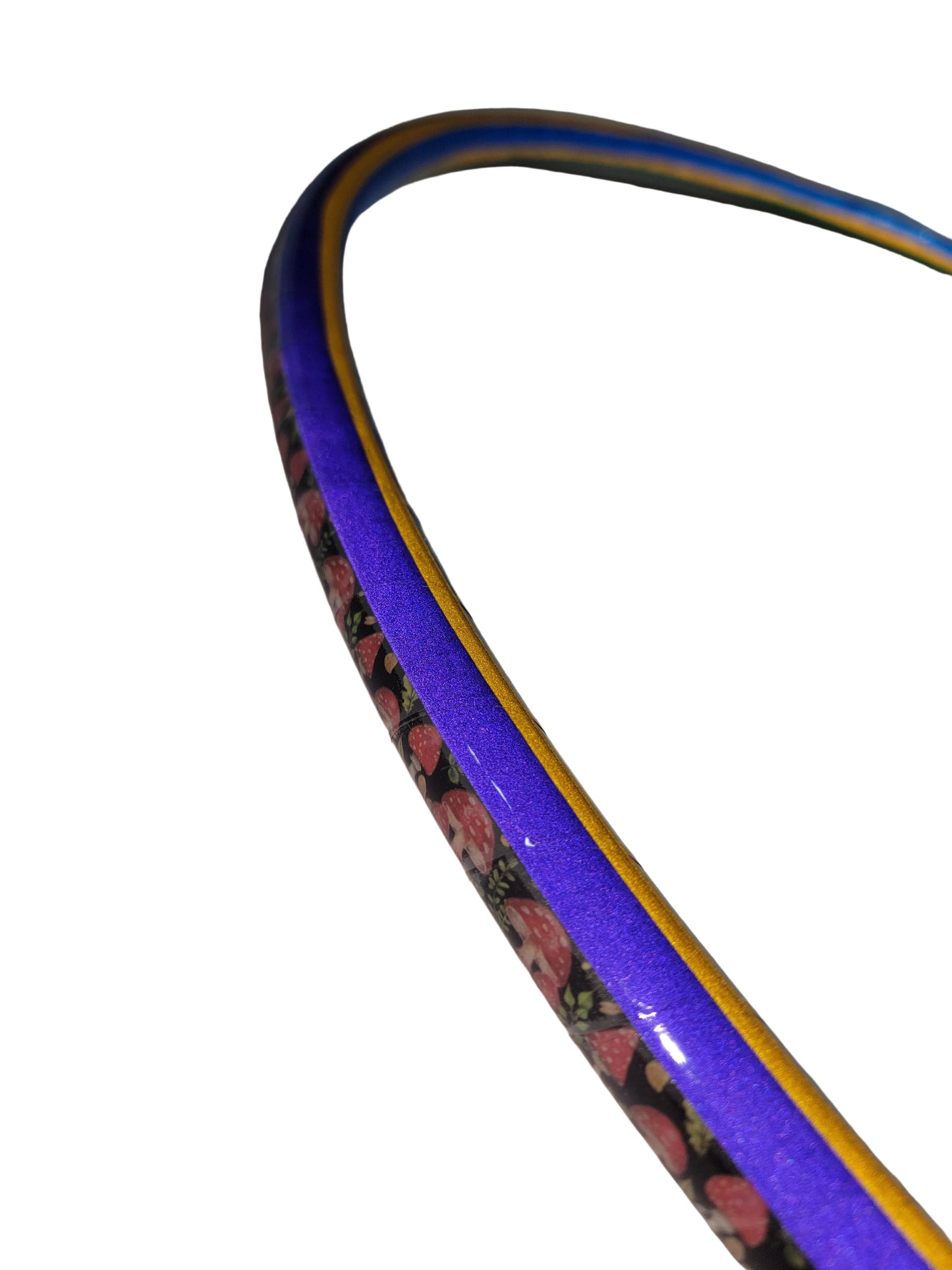 Dark Mushroom Coinflip Specialty Reflective Taped Hoop