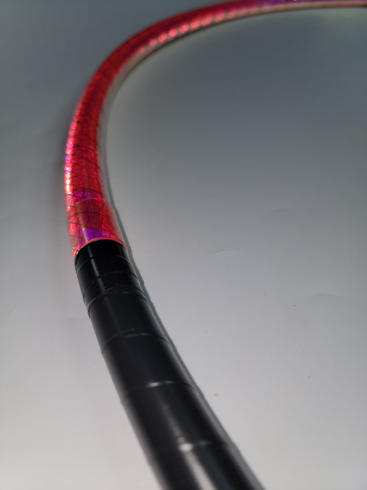 32" 3/4 Crescent Light Reflective Taped Hoop ready to ship