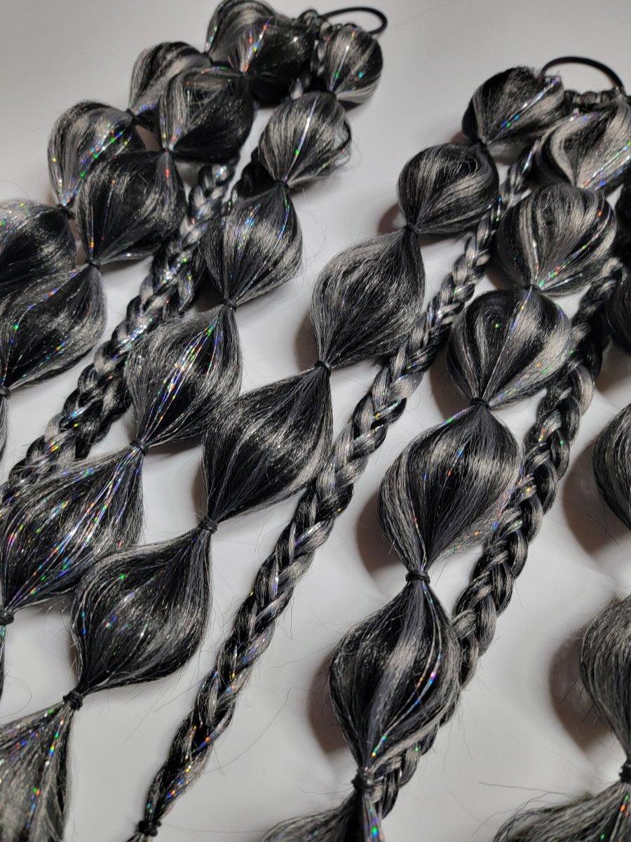 Smokey Quartz Festival Braid Tie In's