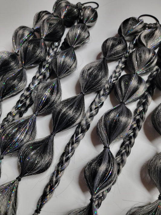 Smokey Quartz Festival Braid Tie In's