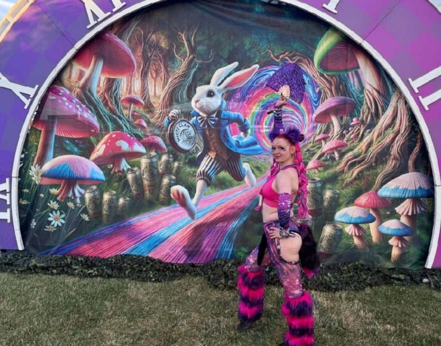 Cotton Candy Skies Festival Braid Tie In's