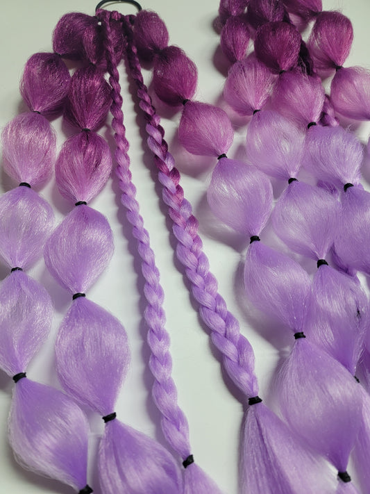 Purple Rain Frost Festival Braid Tie In's
