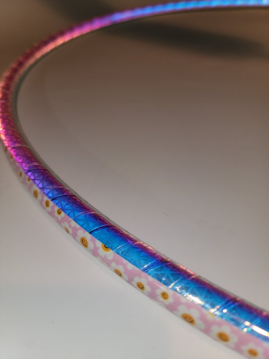 Cyber Daisy Specialty Reflective Taped Hoop