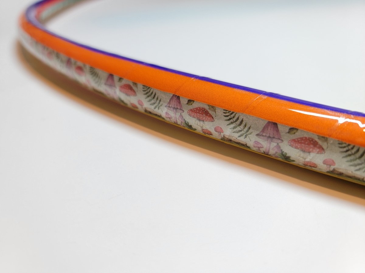 Mushi Queen Coinflip Specialty Reflective Taped Hoop