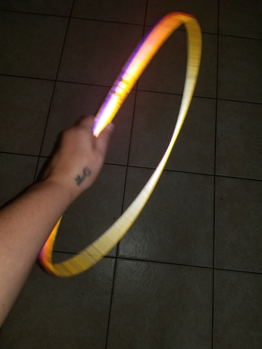 Dark Circus Coinflip Reflective Taped Hoop