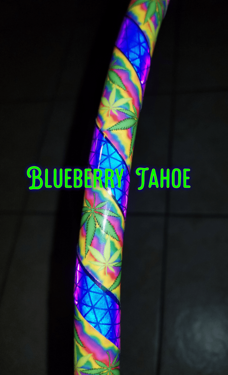 Blueberry Tahoe Reflective Taped Hoop